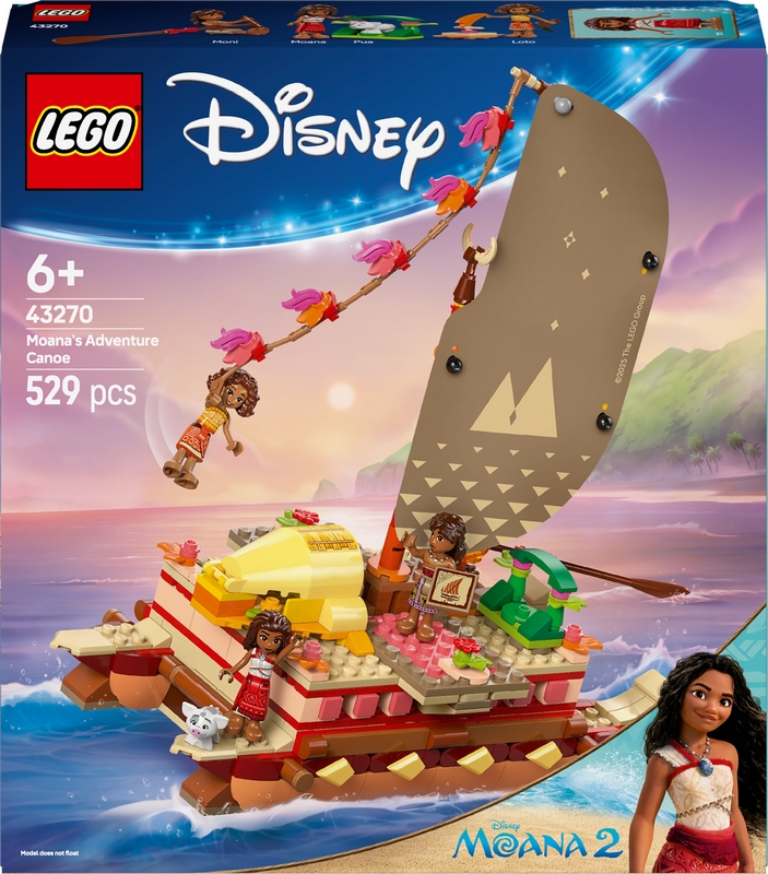 LEGO Disney 43270 Vaianino dobrodružstvo na kajaku